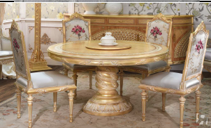 Мебель для столовой с круглым обеденным столом