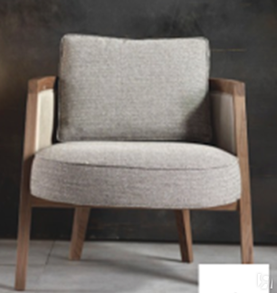 Кресло с твердыми подлокотниками в стиле модерн фабрики Paccini Cappellini