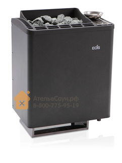 Печь для сауны с парогенератором EOS Bi-O-Tec 7,5 кВт (антрацит)
